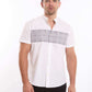 Short Sleeves Summer Shirt with Front Pattern