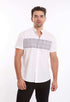 Short Sleeves Summer Shirt with Front Pattern
