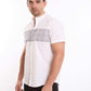 Short Sleeves Summer Shirt with Front Pattern