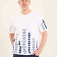 Short Sleeves Summer Tee with Geometric Pattern