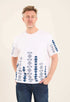 Short Sleeves Summer Tee with Geometric Pattern