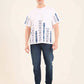 Short Sleeves Summer Tee with Geometric Pattern