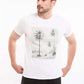 Printed Beach Crew Neck Regular Tee