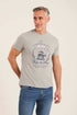 Crew Neck Printed "Adventure" Summer Tee