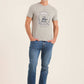 Crew Neck Printed "Adventure" Summer Tee