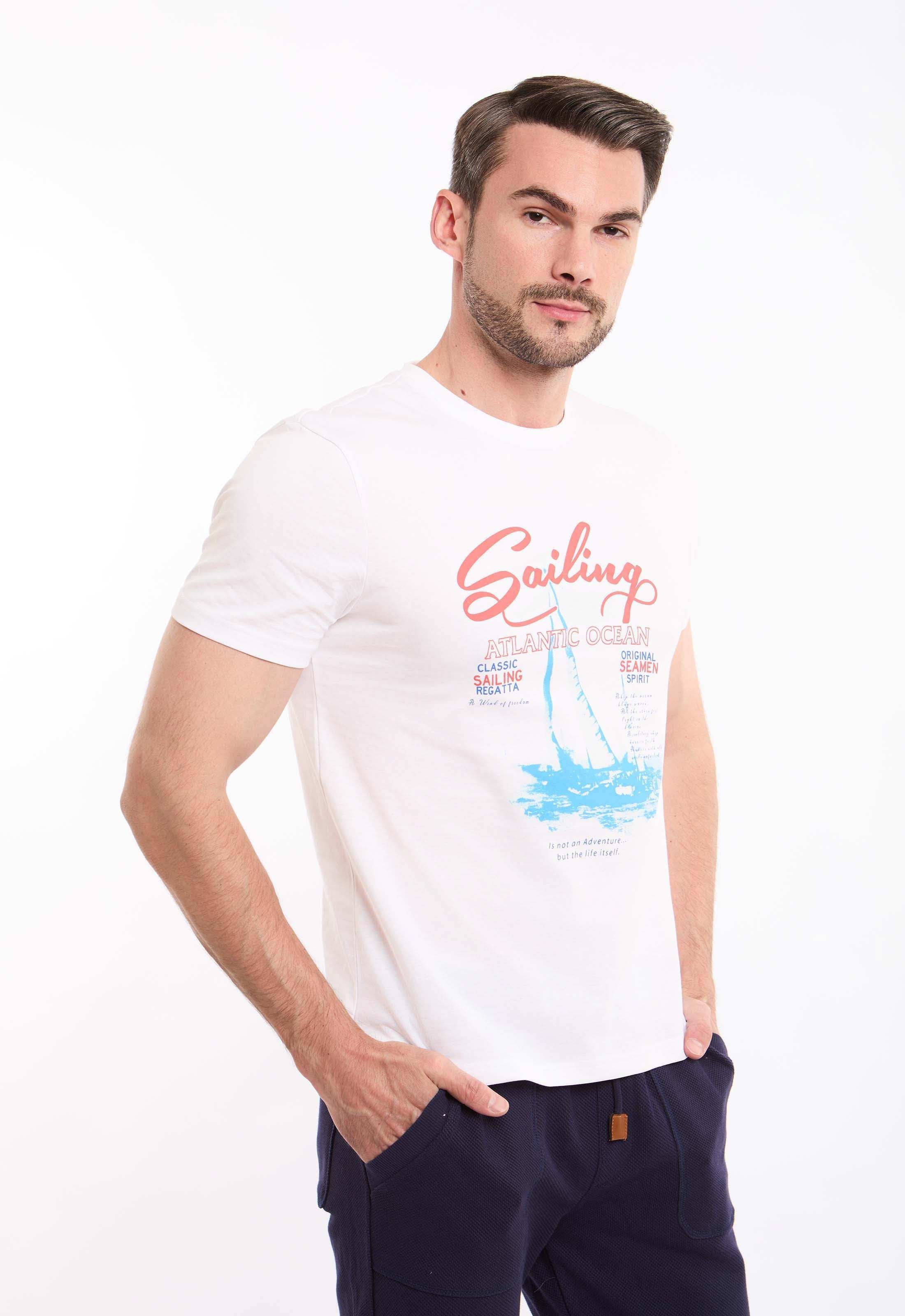 Printed Sailing Short Sleeves Tee