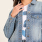 Cropped Cotton Jacket with Chest Pockets
