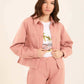 Tailored Cotton Jacket with Buttoned Cuffs