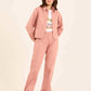 Tailored Cotton Jacket with Buttoned Cuffs