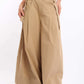 High-Waist Cotton Pants with Straight Cut