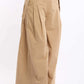 High-Waist Cotton Pants with Straight Cut