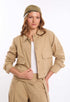 Structured Cotton Jacket with Front Buttons