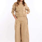 Structured Cotton Jacket with Front Buttons