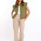 Cotton-Linen Straight Pants