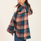 Women Cape Checks Aqua