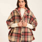 Women Cape Checks Pink