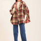Women Cape Checks Pink