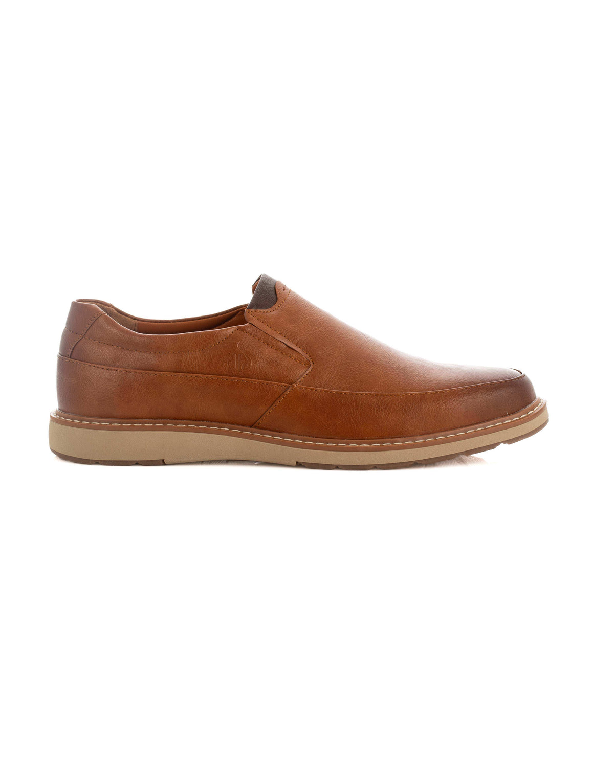 Textured Leather Slip On Shoes