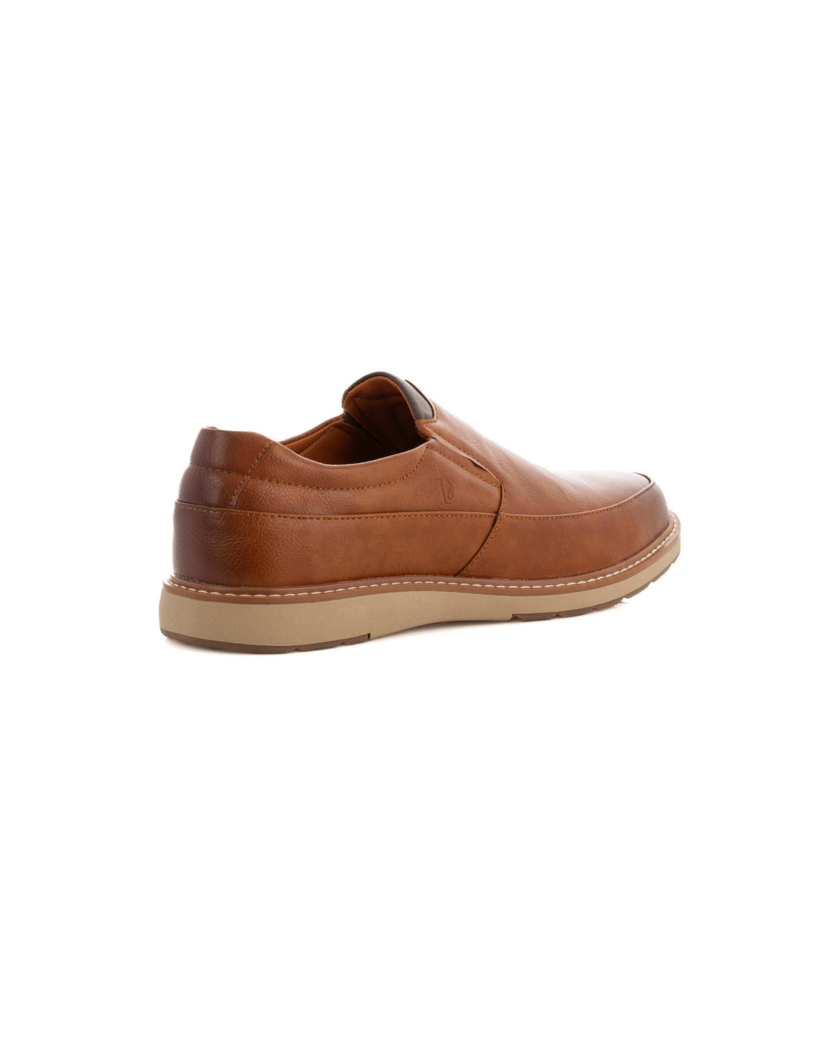 Textured Leather Slip On Shoes