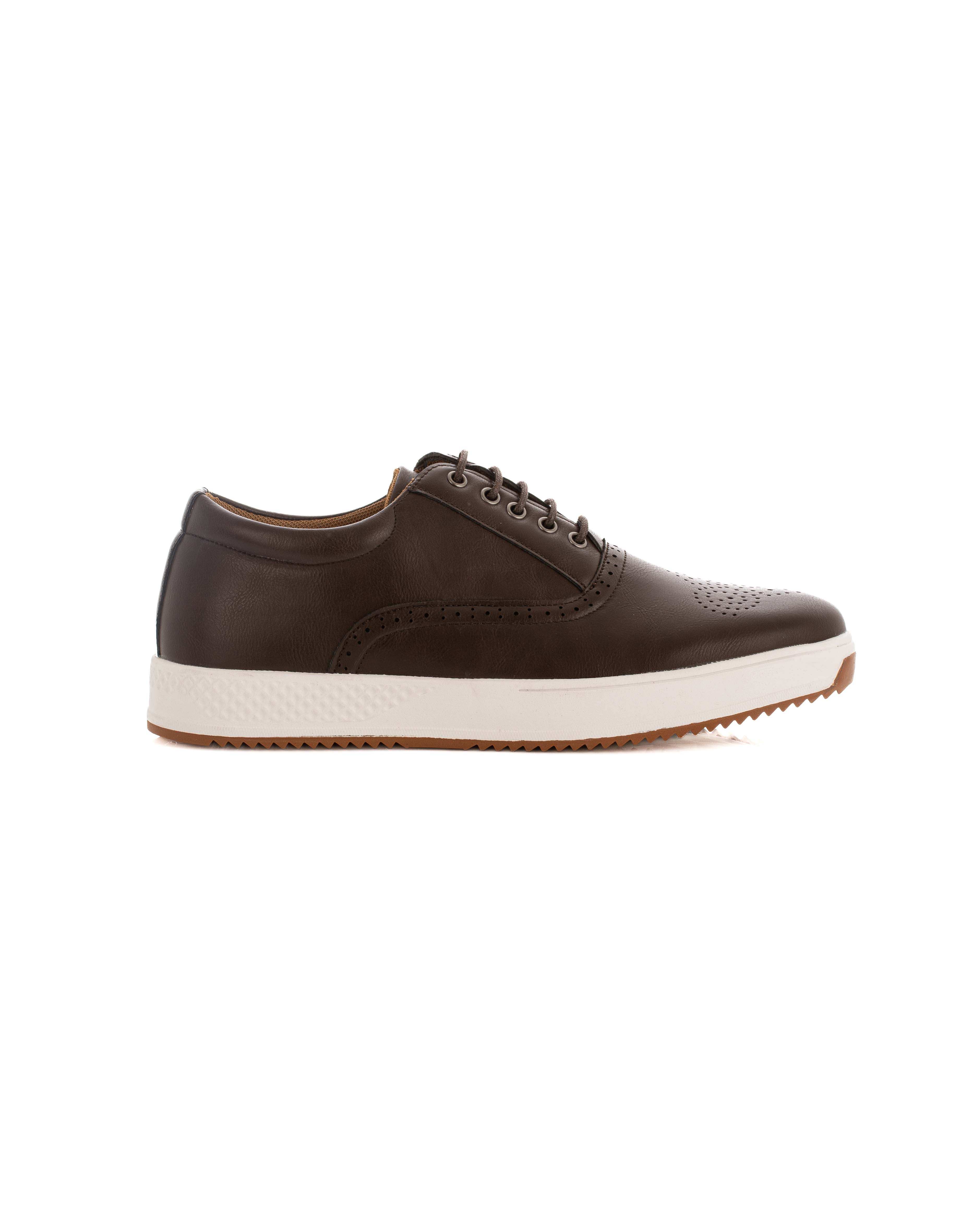 Oxford Casual Shoes with Lace-Up