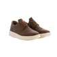 Round Toe Cap Leather Casual Shoes