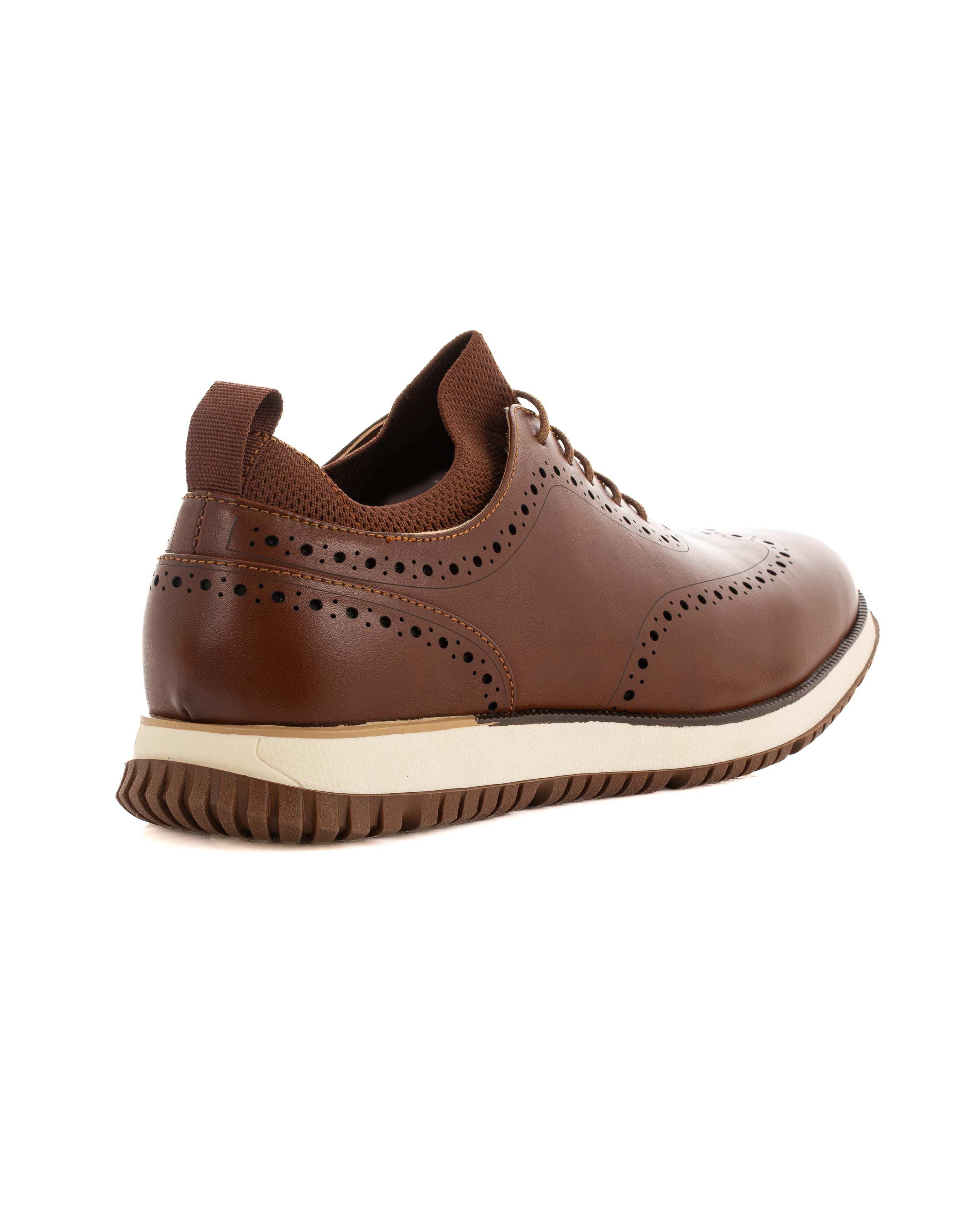 Elegant Leather Oval Oxford Shoes