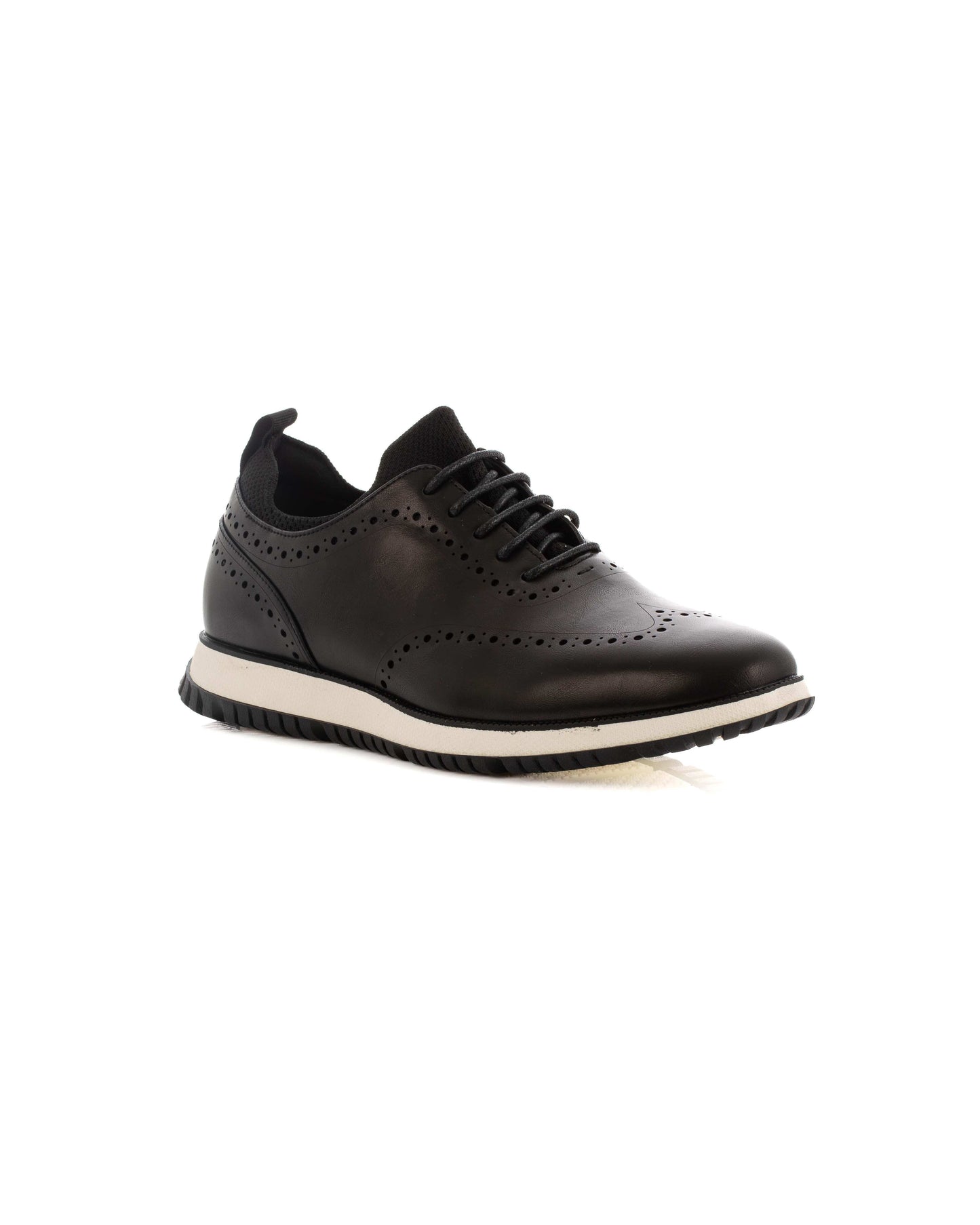 Elegant Leather Oval Oxford Shoes