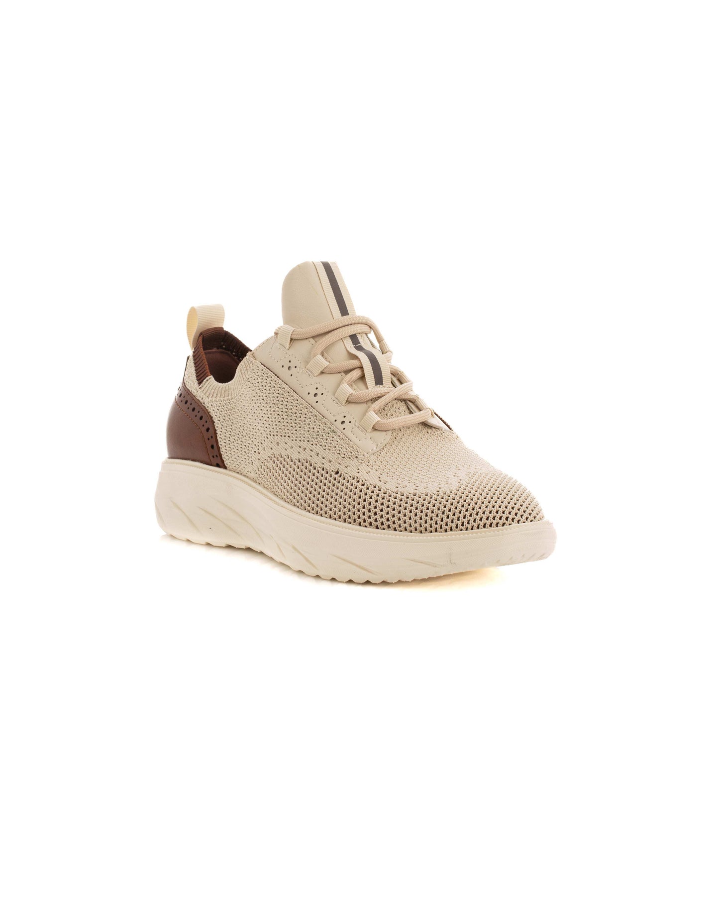 Comfy Lace-Up Knitted Sneakers