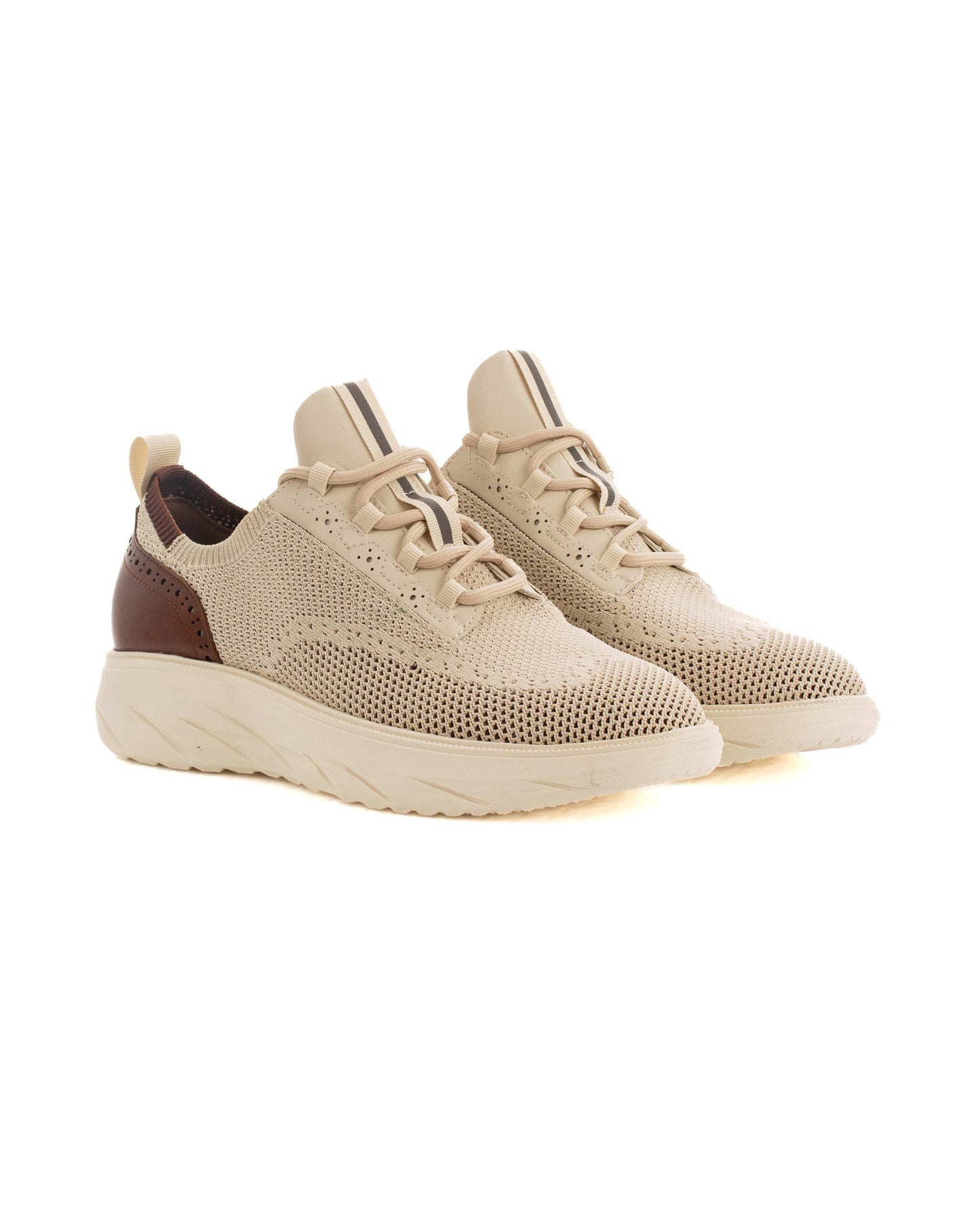 Comfy Lace-Up Knitted Sneakers