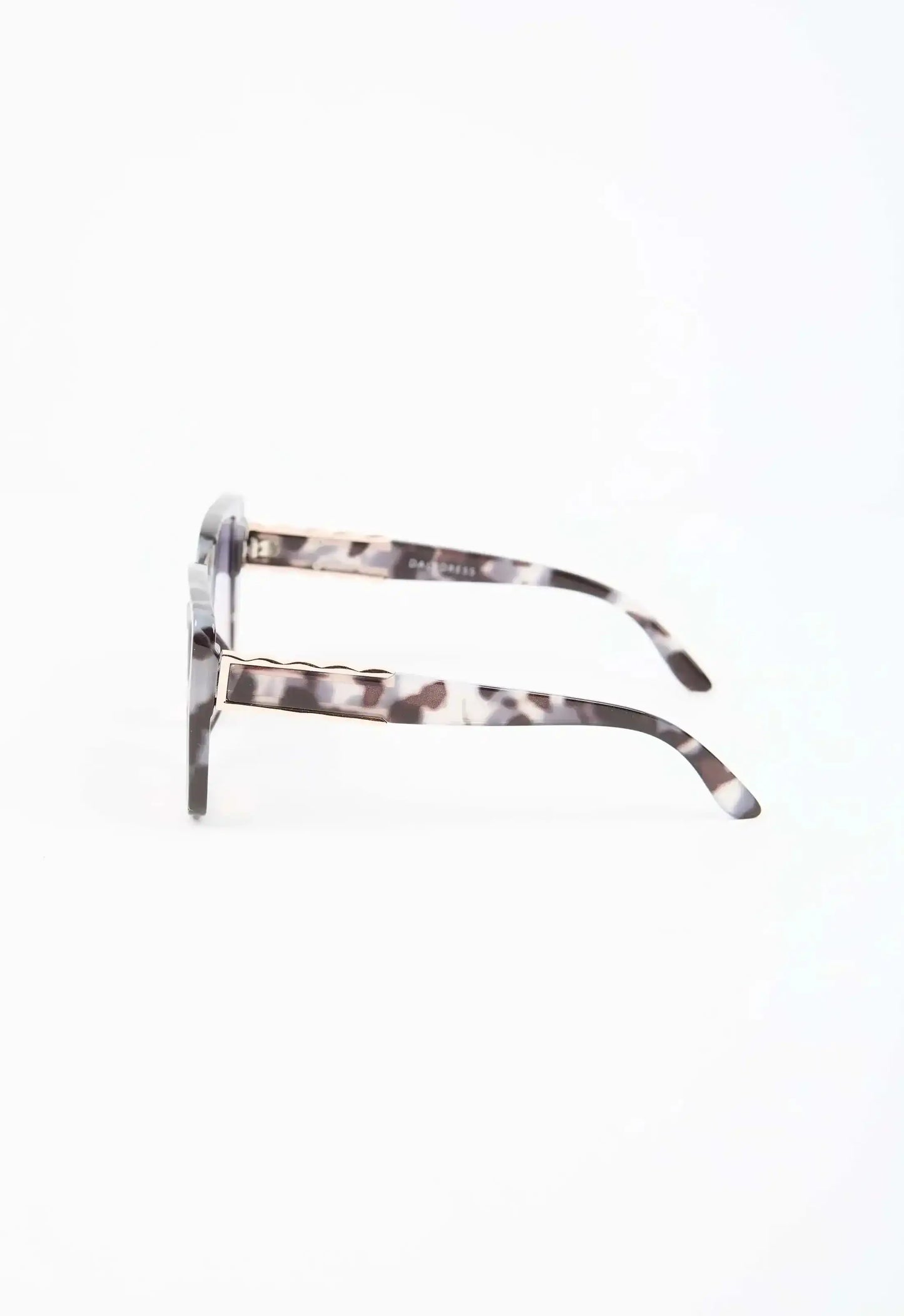 Marble Effect Square Sunglasses