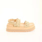 Braided Adjustable Platform Sandals