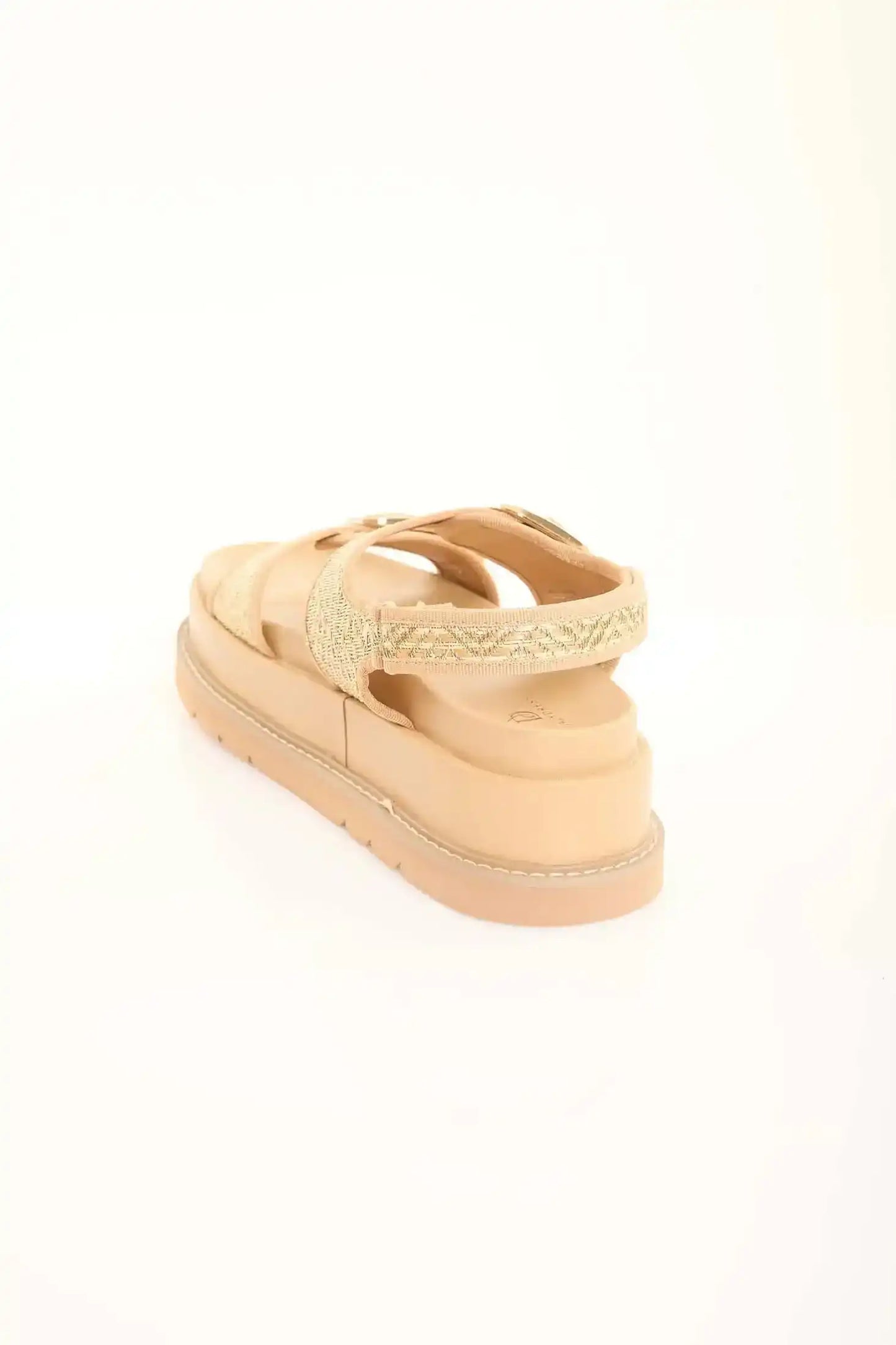 Braided Adjustable Platform Sandals