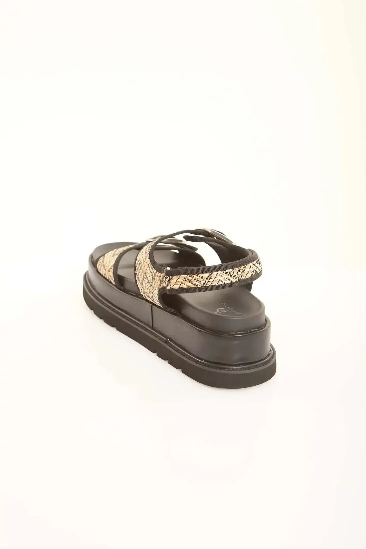 Braided Adjustable Platform Sandals