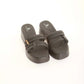 Padded Strap Platform Slide Sandals