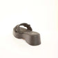 Padded Strap Platform Slide Sandals