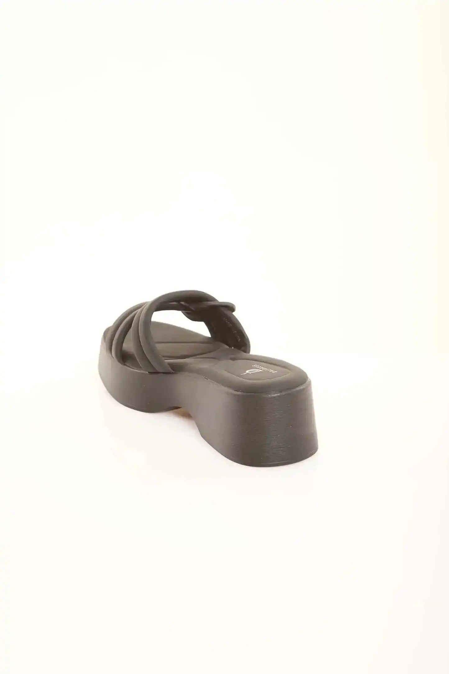 Padded Strap Platform Slide Sandals