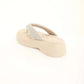 Rhinestone Platform Thong Sandals