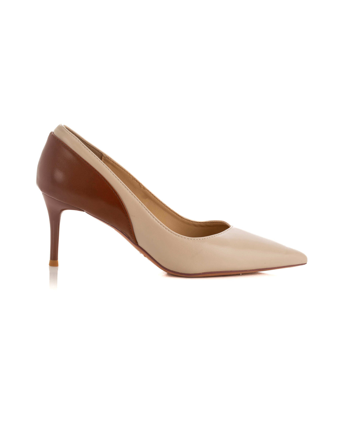 Two-Tone Pumps with Pointed Toe
