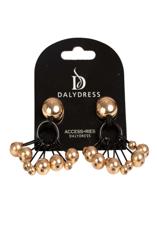 Classic Ball Cluster Earrings