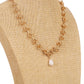 Delicate Chain Necklace with Pearl Pendant