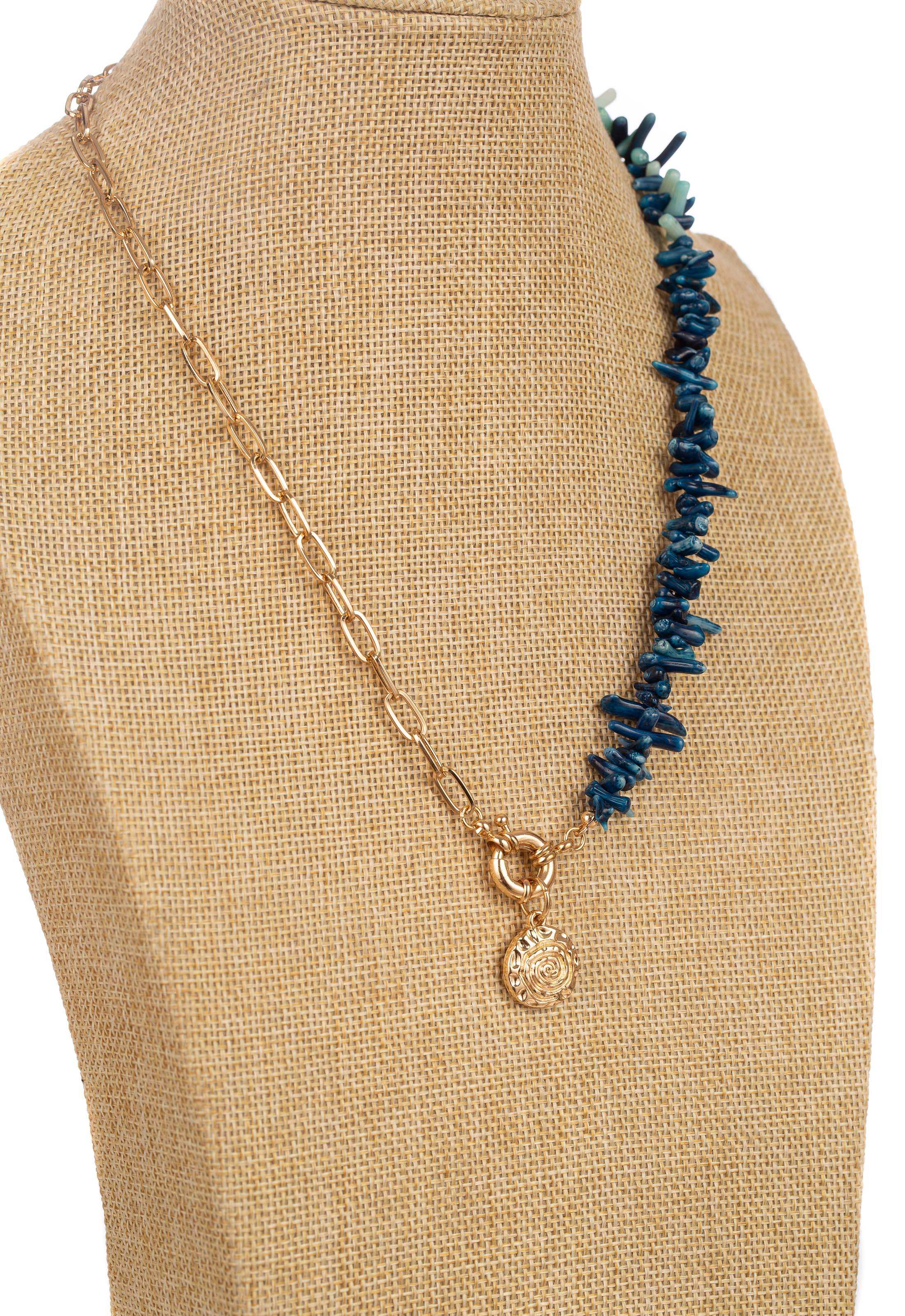 تصميم عقد اللؤلؤ المرصع بالخرز الأنيق