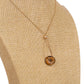 Chic Round Resin Pendant Necklace