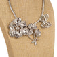 Floral and Butterfly Inspired Statement Necklace