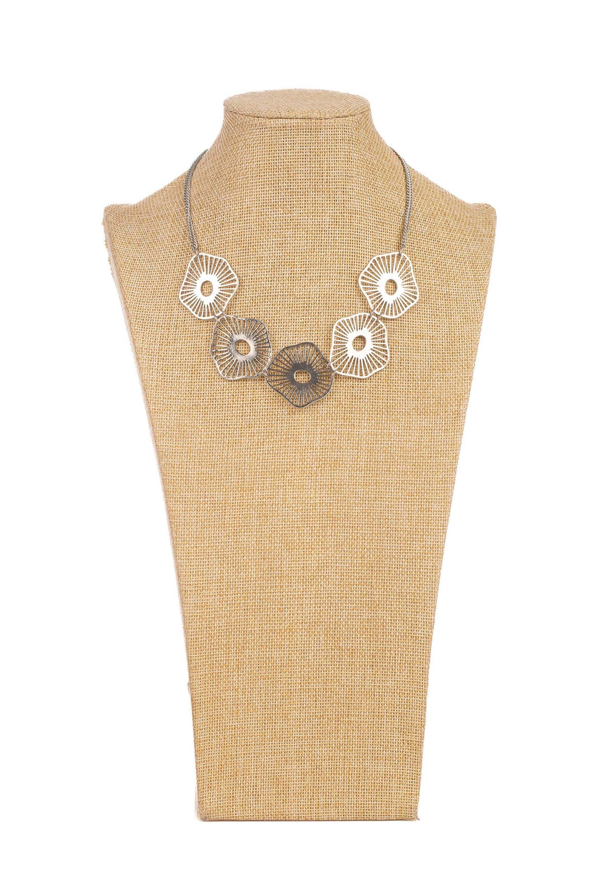 Geometric Inspired Statement Necklace
