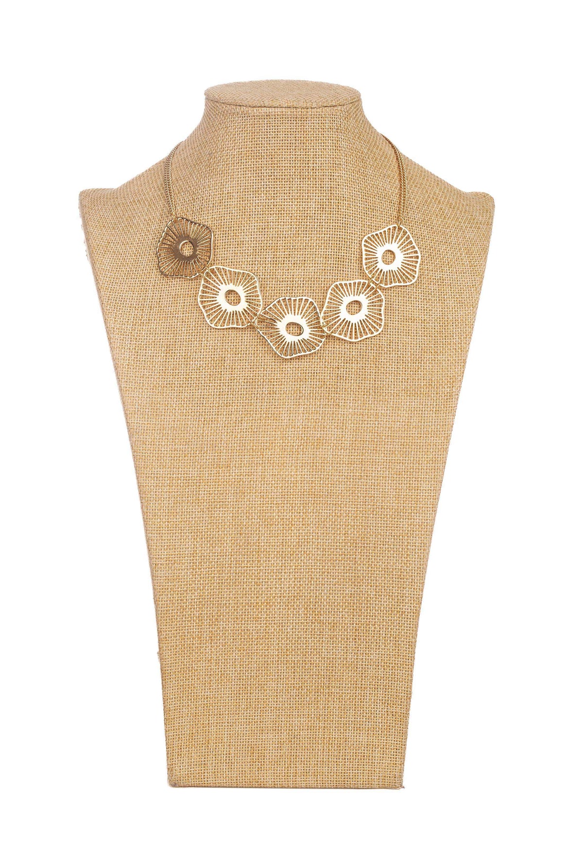 Geometric Inspired Statement Necklace
