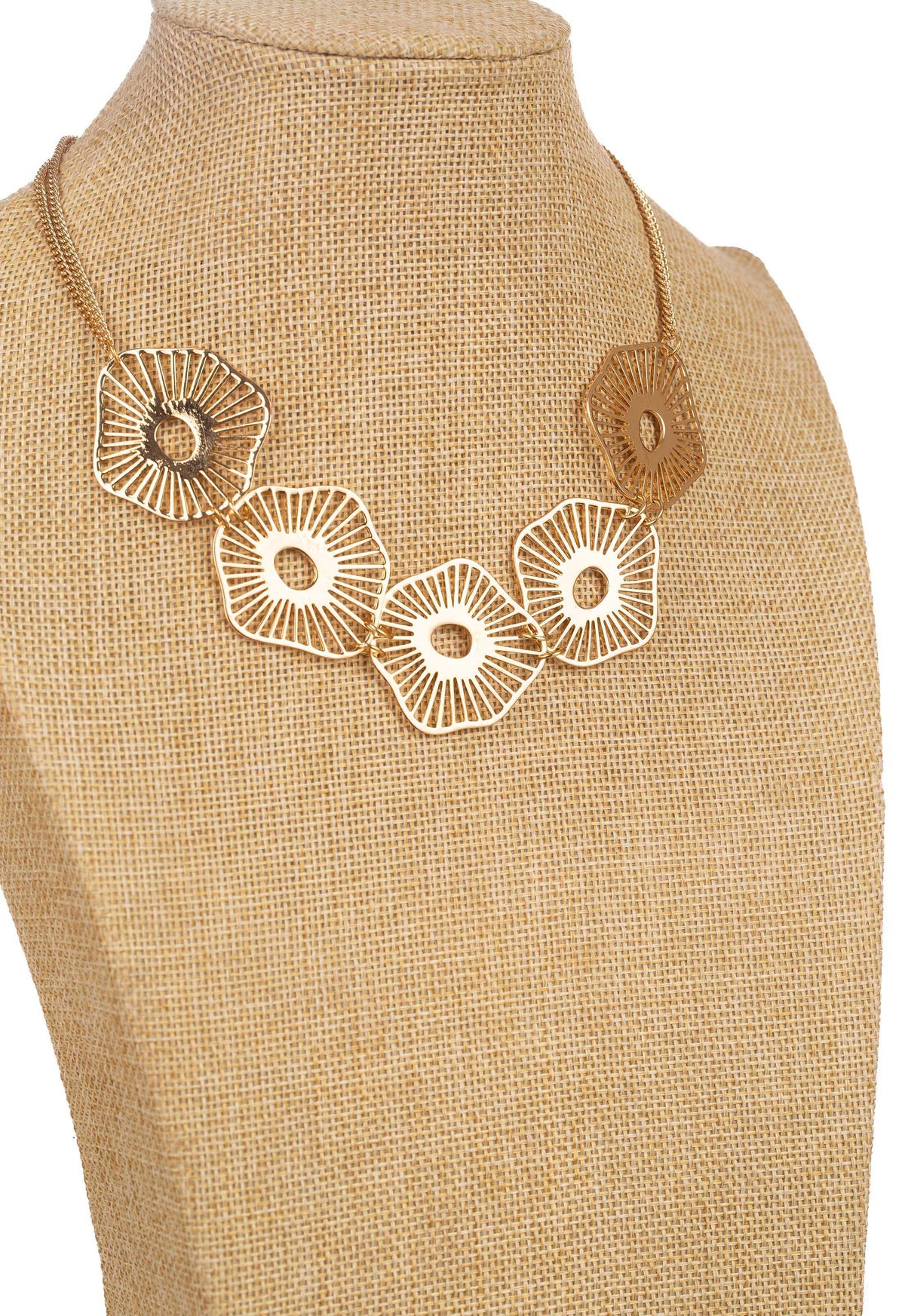 Geometric Inspired Statement Necklace