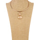 Contemporary Geometric Pendant Choker Necklace