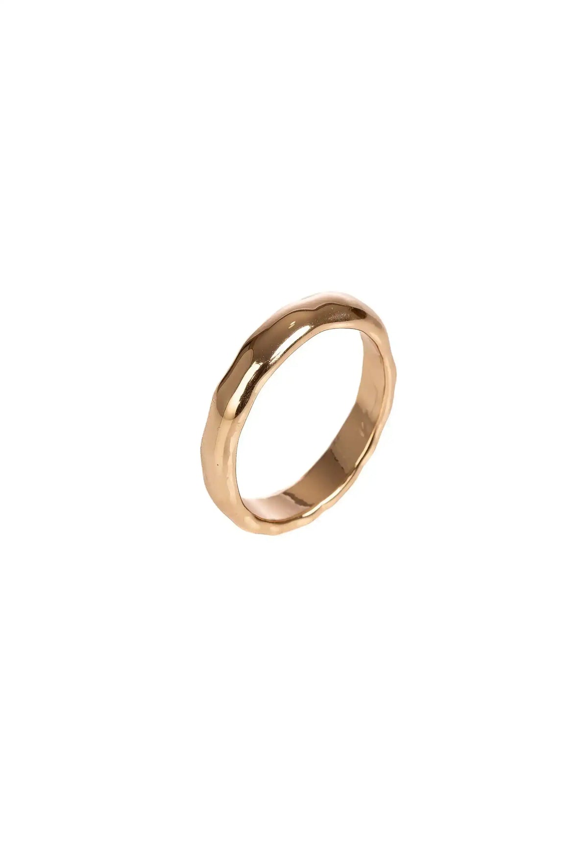 Textured Band Ring in Delicate Tone