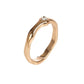 Wave Ring with Crystal Detailing