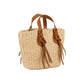 Straw Beach Bag with Braided Handle